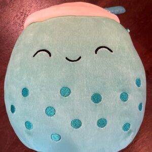 Squishmallows Jakarria the Blue Boba Tea